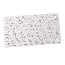 Dies Cut Scrapbooking Cutting Die for Card Making Numbers Letters Words Alphabet Metal Stencils for DIY Photo Album Decorative Paper Craft Gift