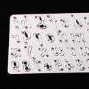 Dies Cut Scrapbooking Cutting Die for Card Making Numbers Letters Words Alphabet Metal Stencils for DIY Photo Album Decorative Paper Craft Gift
