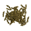 100Pcs Antique Bronze Sea Horse Charms Pendant Necklace Jewelry DIY Findings