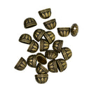 20 Pieces Vintage Large Bead Caps Tassel Crimp End Connectors Antique Bronze 3D Lotus for Earring Necklace Bag Car Keychain Handmade Jewelry Findings