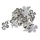 20 Piece Cross Shape Blank Resin Cabochon Charms Beads Bezel Settings Tray DIY Pendant Base Jewelry Making Findings
