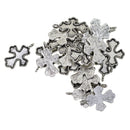 20 Piece Cross Shape Blank Resin Cabochon Charms Beads Bezel Settings Tray DIY Pendant Base Jewelry Making Findings