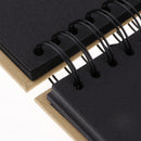 Brown A4 Size 40 Pages Ribbon Bow Kraft Paper Sketch Book Scrapbook Wedding Photo Album Display Book with Corner Stickers