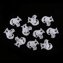 10 Pieces Halloween Scary Cats Pendant Antique Silver Jewelry DIY Making