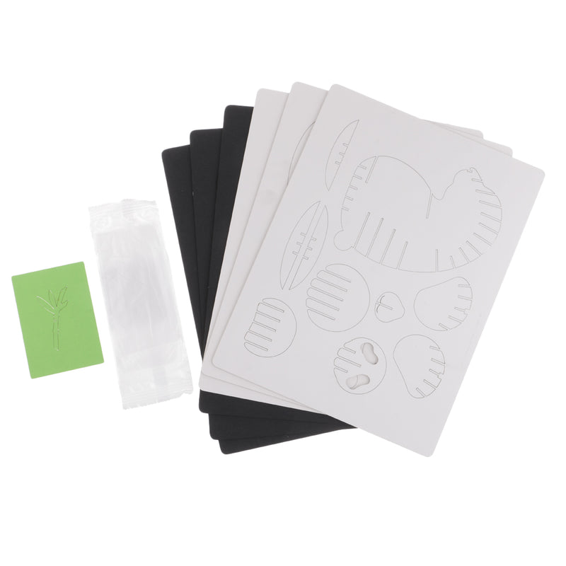 1 Set Paper Art 3D Animal Jigsaw Puzzle For Adult Kid's Building Craft Kits