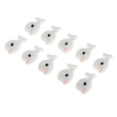 10 Pieces 22mm Dolphin Flatback Resin Embellishment Cabochons Beads Buttons for Dollhouse Accessories Miniature Ornaments Scrapbooking Crafts