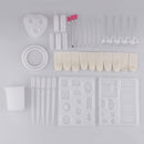 Resin Casting Molds and Tools Set, 9 Silicone Mold Jewelry Casting Molds, 5 Stirrers, 5 Droppers, 10 Finder Cots, 3 Stirring Rods, 5 Plastic Spoons