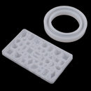 Multifunction Resin Clay Molding DIY Kits for Jewelry Making Bracelets Bangles Pendants Silicone