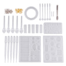 Multifunction Resin Clay Molding DIY Kits for Jewelry Making Bracelets Bangles Pendants Silicone