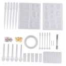 Multifunction Resin Clay Molding DIY Kits for Jewelry Making Bracelets Bangles Pendants Silicone