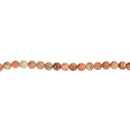 A Strand of 15.5inch Red Beige Natural Marble Howlite Loose Beads for Jewelry Making DIY Necklace Bracelet 8mm