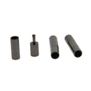 10 Set 3mm Glue In Bayonet Push Tube Clasp Leather Cord End Kumihimo Connector Jewelry Making Findings