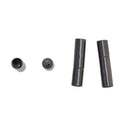 10 Set 3mm Glue In Bayonet Push Tube Clasp Leather Cord End Kumihimo Connector Jewelry Making Findings