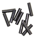 10 Set 3mm Glue In Bayonet Push Tube Clasp Leather Cord End Kumihimo Connector Jewelry Making Findings