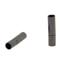 10 Set 3mm Glue In Bayonet Push Tube Clasp Leather Cord End Kumihimo Connector Jewelry Making Findings