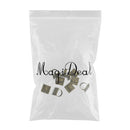 10 Pieces 20mm Bronze Plated Brass Adjustable Ring Settings Blank/Base,Fit 20mm Glass Cabochons,Buttons;Square Ring Bezels