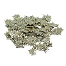 Wholesale Bulk Lots 100 Pieces Alloy Tibetan Silver Plated Owl Charms Pendants Spacer Beads for Jewelry Making DIY Handmade Craft Supplies 15x12mm