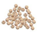 50 Pieces 12mm Natural Large Hole Wooden Cube Beads Blocks Spacer Loose Bead for Jewelry Making Craft DIY Beading Bracelet Necklace