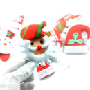 10 Pieces Traditions Padded Christmas Motif Applique Patch for Sewing DIY Accessory Decoration For Clothing Bag Shoes Gifts Hair Bow Clips