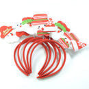 10 Pieces Traditions Padded Christmas Motif Applique Patch for Sewing DIY Accessory Decoration For Clothing Bag Shoes Gifts Hair Bow Clips