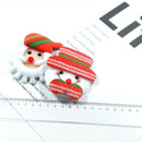 10 Pieces Traditions Padded Christmas Motif Applique Patch for Sewing DIY Accessory Decoration For Clothing Bag Shoes Gifts Hair Bow Clips