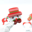 10 Pieces Traditions Padded Christmas Motif Applique Patch for Sewing DIY Accessory Decoration For Clothing Bag Shoes Gifts Hair Bow Clips