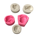 Multifunction Resin Clay Molding DIY Puppy Shape Mold Jewelry Making Pendants Silicone