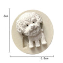 Multifunction Resin Clay Molding DIY Puppy Shape Mold Jewelry Making Pendants Silicone