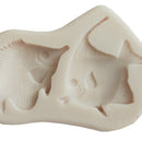 1 Set/2 Pieces Cute Kiss Fish Silicone Baking Cake Mold Halloween Fondant Decor Joyful Jewelry Making Supply