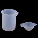 2 size clear silicone reusable mixing cup 100ml measuring cups liquid epoxy resin hobby craft casting jewelry making diy resin glue tools