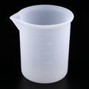 2 size clear silicone reusable mixing cup 100ml measuring cups liquid epoxy resin hobby craft casting jewelry making diy resin glue tools