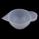 2 size clear silicone reusable mixing cup 100ml measuring cups liquid epoxy resin hobby craft casting jewelry making diy resin glue tools