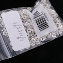 300 Pcs Crystal Wave Margin Rondelle Spacer Bead Silver 6mm Jewelry Makings