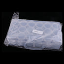 18pieces Storage Box Screw Lid Clear Containers for Beads Crafts Findings Small Items Keeping Supply 55x35mm packed in portable box