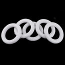5 Pieces Round Circle Ring Polystyrene Styrofoam Foam Material for Kids Painting Drawing DIY Modeling Craft Model Making 110mm