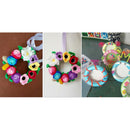 5 Pieces Round Circle Ring Polystyrene Styrofoam Foam Material for Kids Painting Drawing DIY Modeling Craft Model Making 110mm