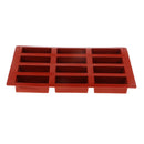 12 Cavity Silicone DIY Chocolate Bar Candy Soap Clay Resin Mould Fondant Cake Baking Tools Sugarcraft Cake Candy Mold