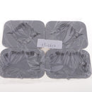 4 Cavity Leaves Design Candle Aroma Wax Tablet Silicone Mold DIY Soap Mould
