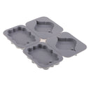 4 Cavity Leaves Design Candle Aroma Wax Tablet Silicone Mold DIY Soap Mould