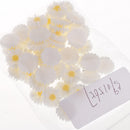 50 Pieces DIY Flatbacks Resin Flat Back Daisy Flowers Cabochon Buttons Scrapbooking Slime Charms DIY Embellishment Craft for Jewelry Phone Decoration