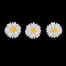 50 Pieces DIY Flatbacks Resin Flat Back Daisy Flowers Cabochon Buttons Scrapbooking Slime Charms DIY Embellishment Craft for Jewelry Phone Decoration