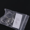 10 Pieces Lots Silver Plated Ring Blanks Adjustable 10mm Flat Pad Handmade Finger Rings Findings DIY Supplies Pad for Jewelry Making
