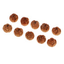 10x 12mm Wooden Carving Loose Spacer Bead Charms Lotus Craft For DIY Jewelry