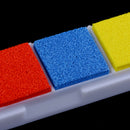 1 Set 6 Colors Finger Paints Ink Pad with 8pcs White Finger Painting Paper Kit for Kids Children Educational Toys