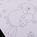 1 Set 6 Colors Finger Paints Ink Pad with 8pcs White Finger Painting Paper Kit for Kids Children Educational Toys