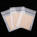 200 Sets Paper Jewelry Earrings Display Cards 67x50 mm Rectangle Ear Studs Ear Hooks Hanging Holder Brown with Self Adhesive Bags 100x70mm