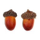 20 Pieces Mini Acorns Artificial Lifelike Simulation Small Acorn Accents Decoration Fake Fruit Home House Kitchen Decor - 17x25mm