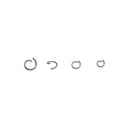 400 Piece Metal Open Jump Rings Split Rings Jewelry Making Connector Findings 5mm 6mm 7mm 8mm