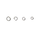 400 Piece Metal Open Jump Rings Split Rings Jewelry Making Connector Findings 5mm 6mm 7mm 8mm