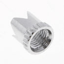 Brass Airbrush Crown Shape Needle Cap Air Brush Accessories Parts Silver